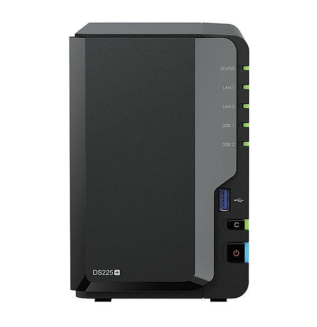DS225PLUS 2GB (2x3.5''/2.5'') Tower NAS - 1