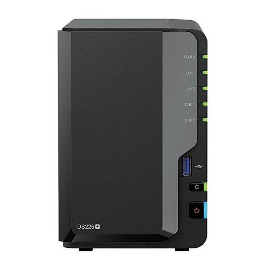 DS225PLUS 2GB (2x3.5''/2.5'') Tower NAS