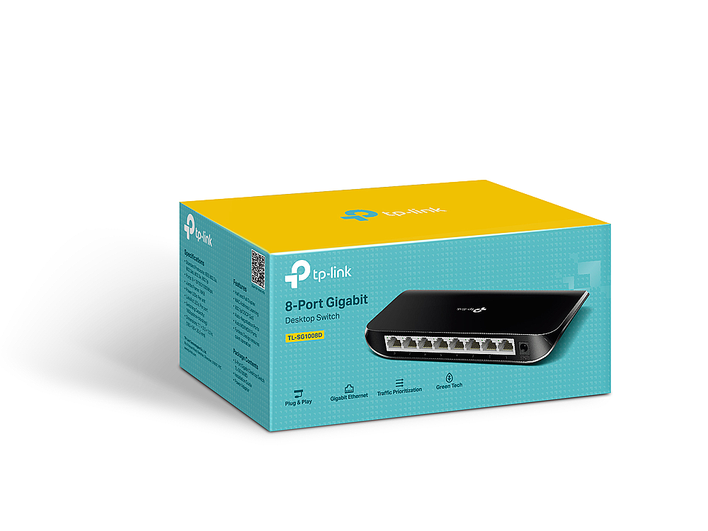 TL-SG1008D 8-Portlu Gigabit Masaüstü Switch - 1