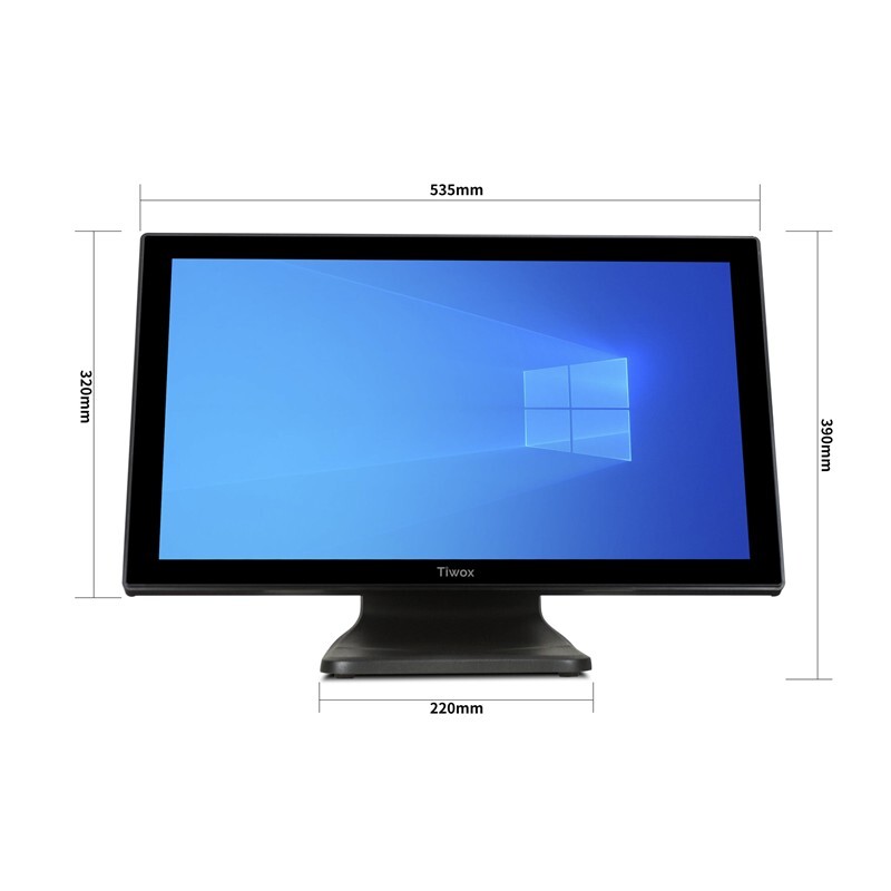TP-3150 Plus 21.5" i7 5. Nesil 128GB NVMe SSD 8GB DDR3 RAM 1366X768 Dokunmatik POS PC (TP-3150+) - 1