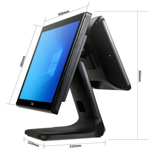TP-4950D 18.5" i5 5. Nesil 128GB NVMe SSD 8GB DDR3 RAM 1366X768 POS PC + 13.2" Müşteri Ekranı - 2