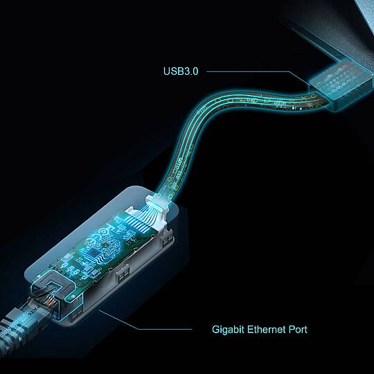 USB 3.0 to RJ45 Ethernet Çevirici (UE306) - 8