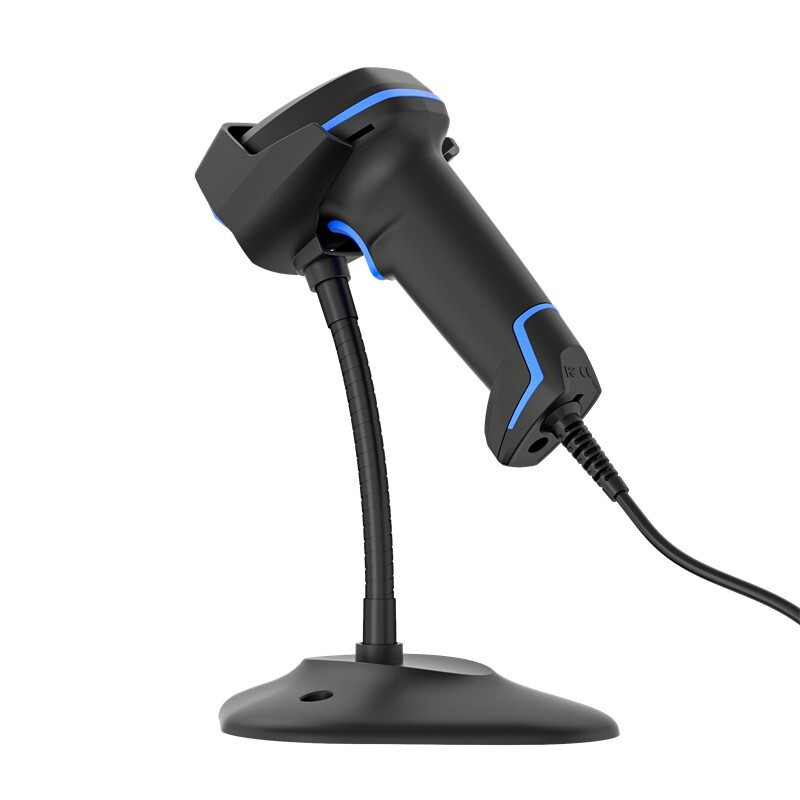 VS-50 2D Karekod DPM Kablolu USB Barkod Okuyucu + Stand - 1