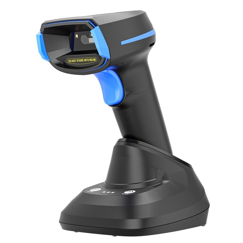 VS-55 2D Karekod DPM Kablosuz USB Barkod Okuyucu Batarya+ Cradle - 1